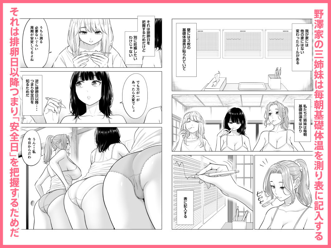 お義父さんの性欲処理は私たち三姉妹のもちまわりっ 2枚目